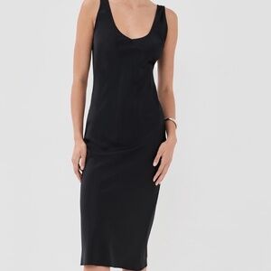 Le Bop Jackie Satin Dress Black Small